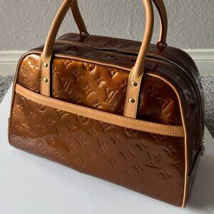 Louis Vuitton Bronze Monogram Vernis Tompkins Square Bag - EXCELLENT CONDITION